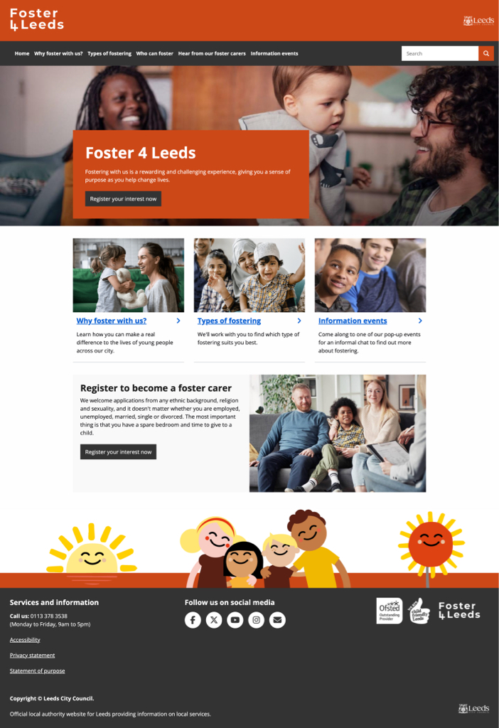 New foster 4 Leeds site