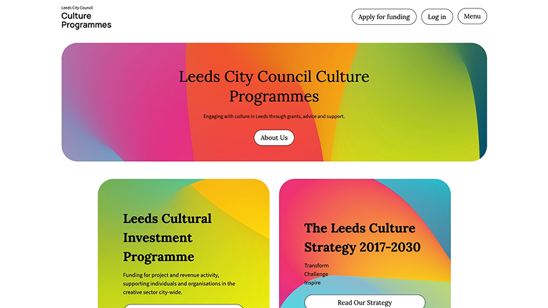 Leeds Culture Programmes website